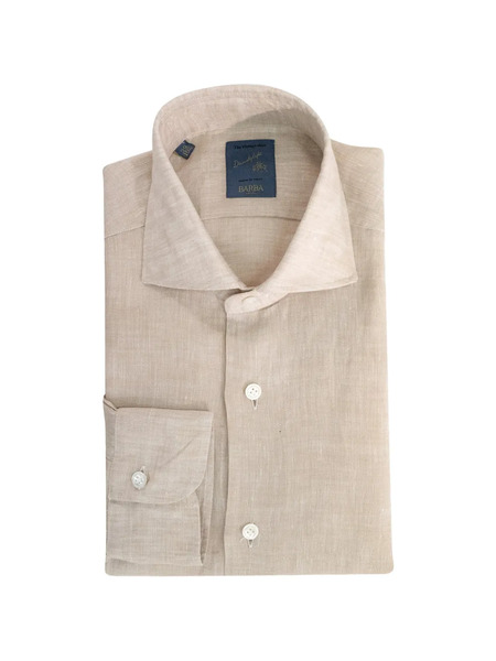  Barba Buttoned Shirt - Neutrals 