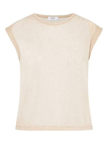  Barba Cap-sleeve T-shirt - Neutrals 