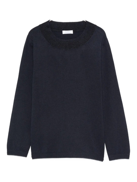  Barba Crew-neck Sweater - Blue 
