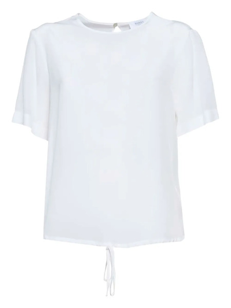  Barba Drawstring-hem T-shirt - White 
