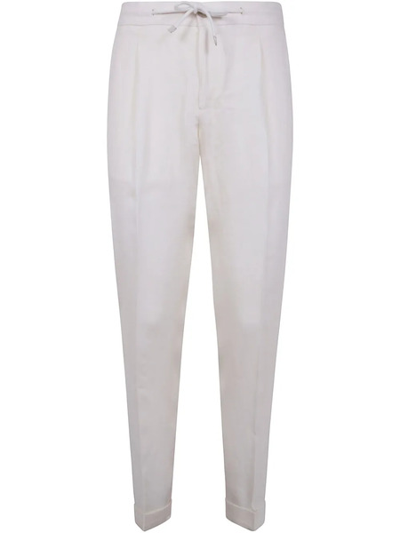  Barba Drawstring Trousers - White 