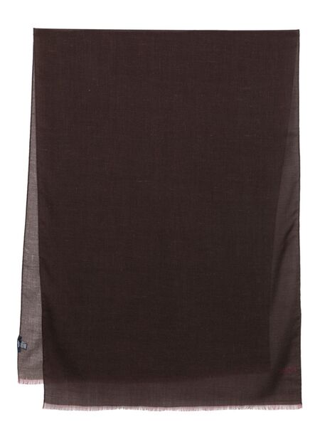  Barba Fringed Scarf - Brown 