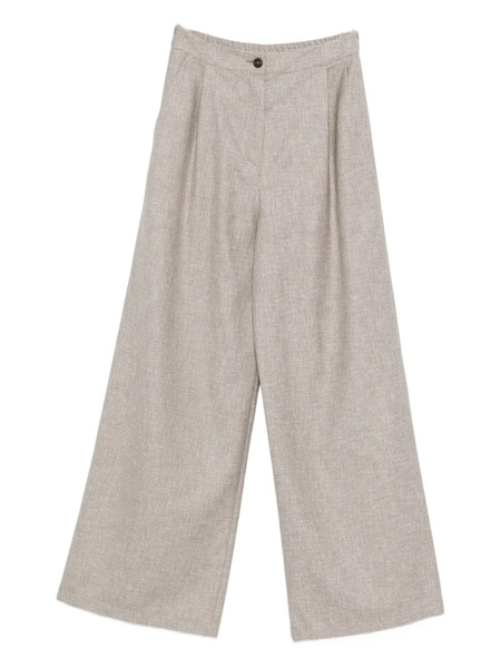  Barba Houndstooth-pattern Trousers - Grey 