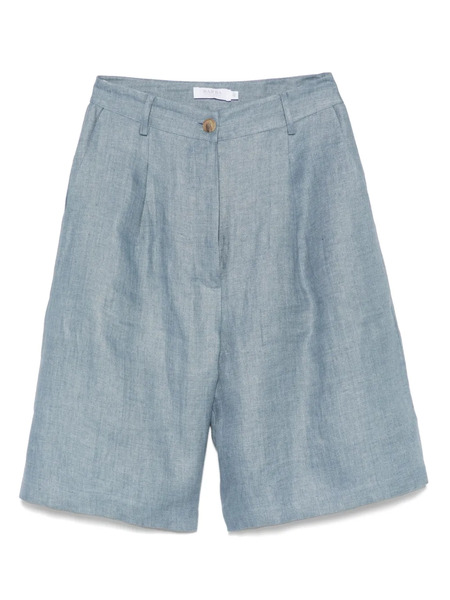  Barba Linen Shorts - Blue 