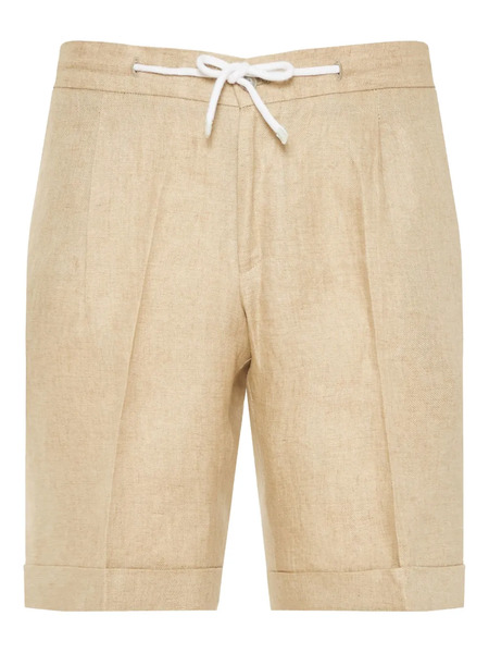  Barba Linen Shorts - Neutrals 