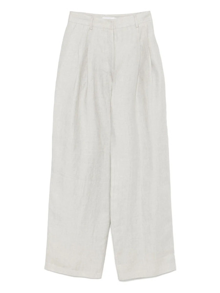  Barba Linen Trousers - Grey 