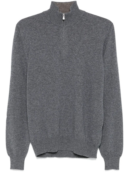  Barba Lupo Zip Sweater - Grey 
