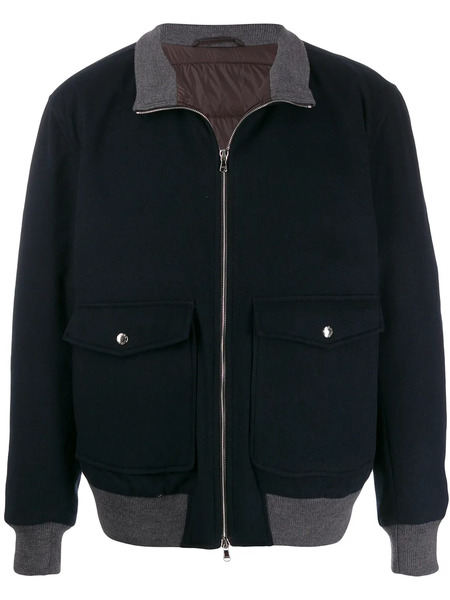  Barba Padded Interior Jacket - Blue 