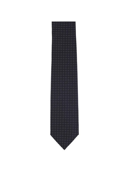  Barba Patterned Tie - Blue 