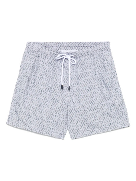  Barba Printed Swim Shorts - Green 