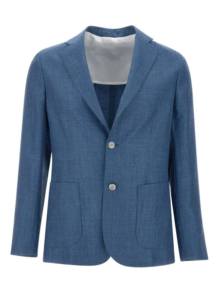  Barba Single-breasted Blazer - Blue 