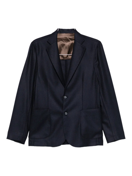  Barba Single-breasted Blazer - Blue 