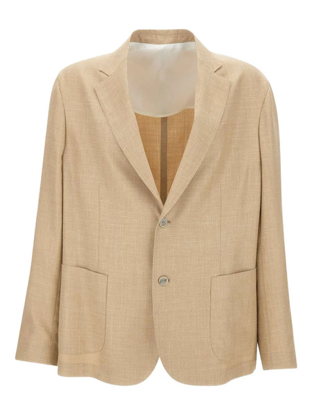  Barba Single-breasted Blazer - Neutrals 