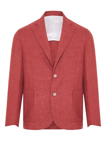  Barba Single-breasted Blazer - Red 