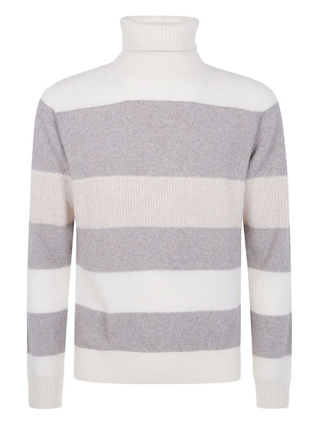  Barba Striped Jumper - Neutrals 