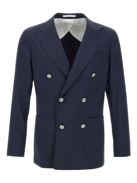  Barba Wool Blazer - Blue 