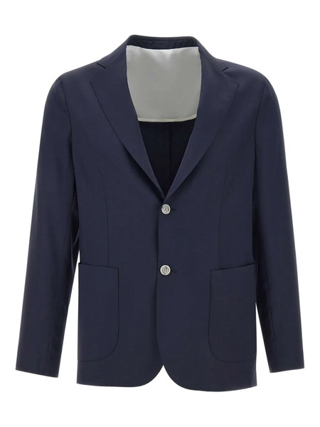  Barba Wool Blazer - Blue 