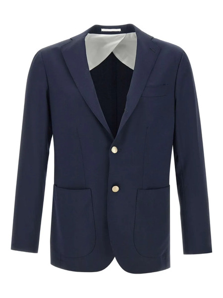  Barba Wool Blazer - Blue 