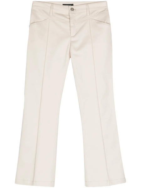  Barbara Bui Cropped Flared Trousers - Neutrals 