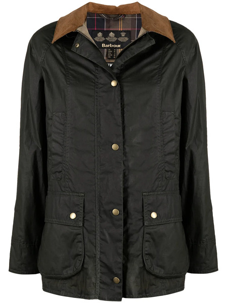  Barbour Beadnell Wax Coated Weatherproof Jacket - Green 