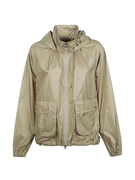  Barbour Bleached Olive Hooded Jacket - Neutrals 