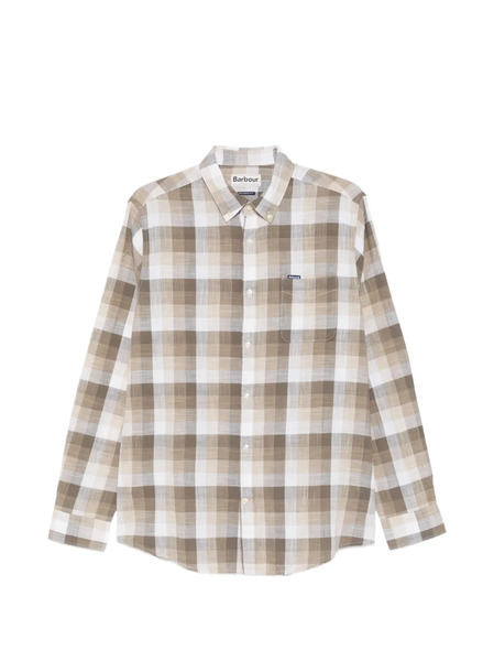  Barbour Check-pattern Shirt - Neutrals 
