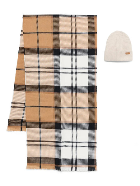  Barbour Check-print Scarf - Brown 