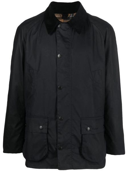  Barbour Collared Wax Jacket - Blue 