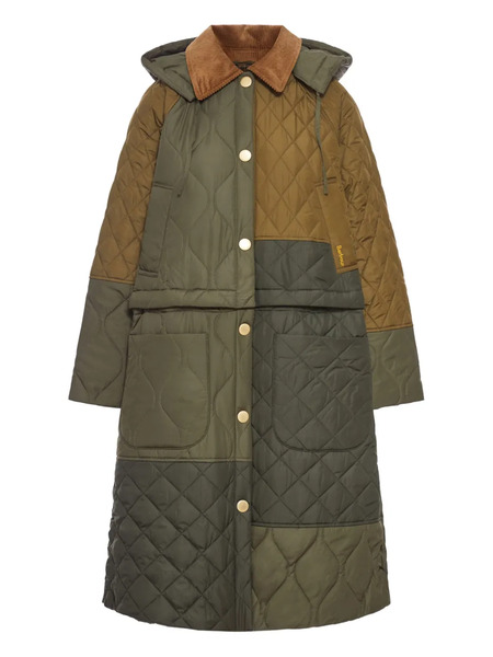  Barbour Cookston Quilted Single-breasted Coat - Green 