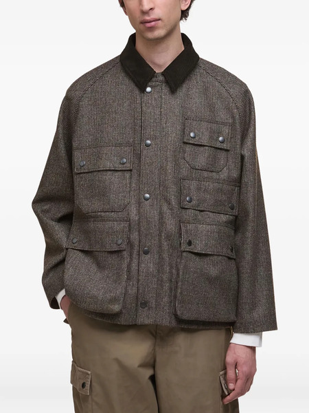  Barbour Corduroy-collar Multi-pocket Jacket - Brown 