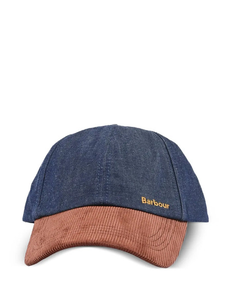  Barbour Corduroy Panel Cap - Blue 