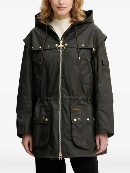  Barbour Drawstring Hooded Jacket - Green 