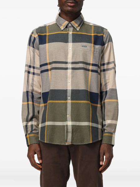  Barbour Dunnon Checked Pocket Shirt - Neutrals 