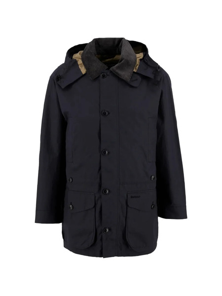  Barbour Endurance Hooded Cotton Jacket - Blue 