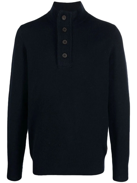  Barbour Essential Half-zip Knitted Pullover - Blue 