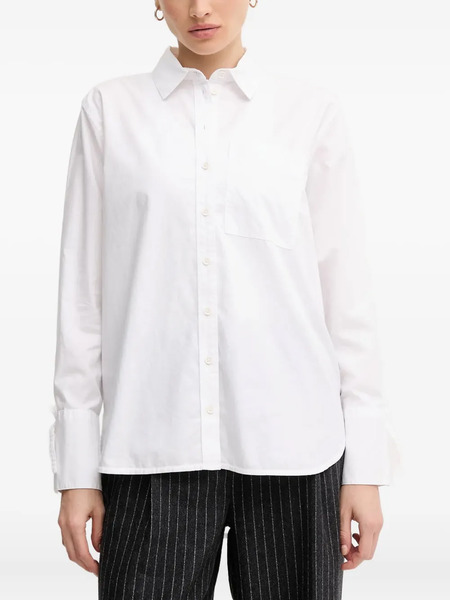  Barbour Freya Buttoned Top - White 