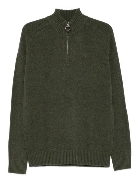  Barbour Half-zip Wool Sweater - Green 