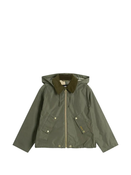  Barbour Hooded Corduroy-collar Jacket - Green 