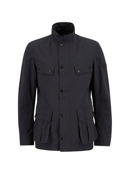  Barbour International Buttoned Chest-pocket Coat - Black 