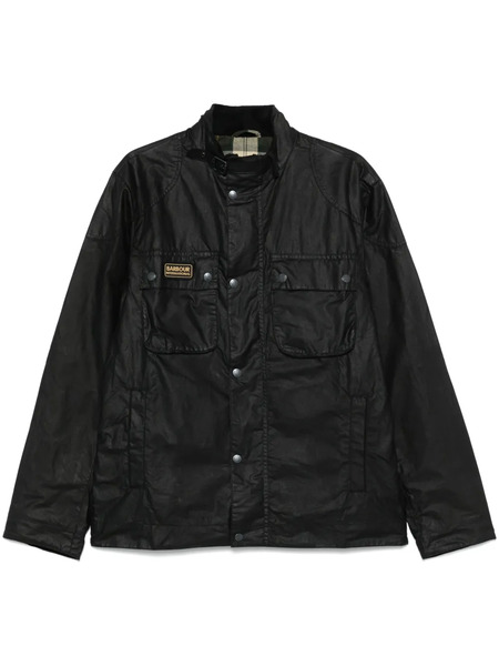  Barbour International Merton Wax Jacket - Black 