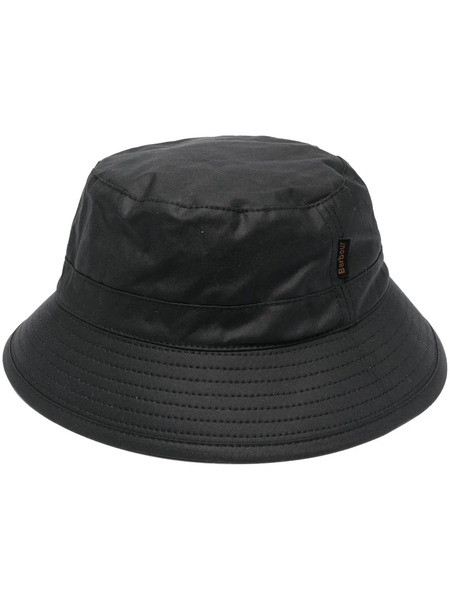  Barbour Logo-patch Bucket Hat - Black 