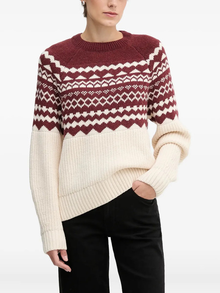  Barbour Mabel Fair Patterned Sweater - Red 