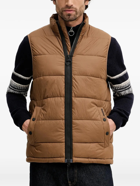  Barbour Offshore Zip-up Padded Gilet - Brown 