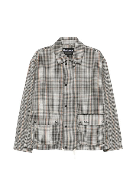  Barbour Plaid-pattern Drawstring-hem Coat - Neutrals 