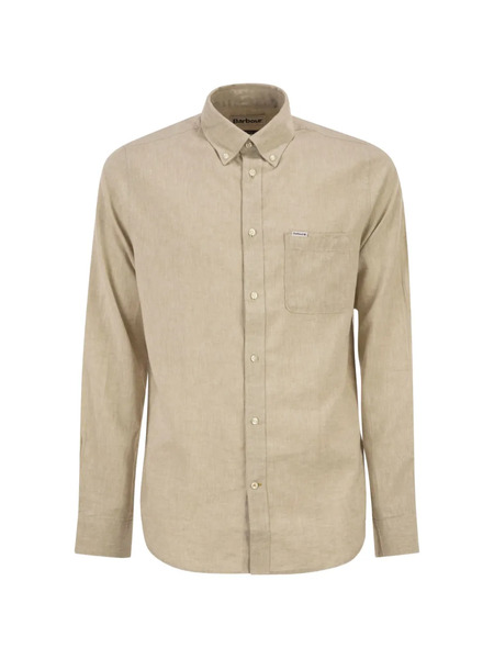  Barbour Pocket Button-down Shirt - Neutrals 