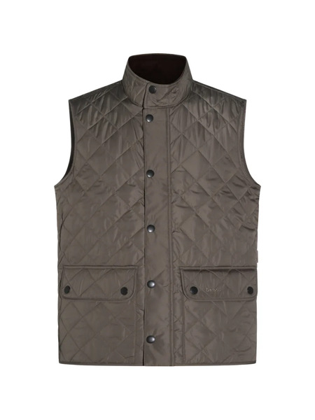  Barbour Quilted Button Vest - Brown 