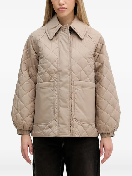  Barbour Quilted Check Jacket - Neutrals 
