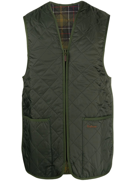  Barbour Quilted Reversible Gilet - Green 