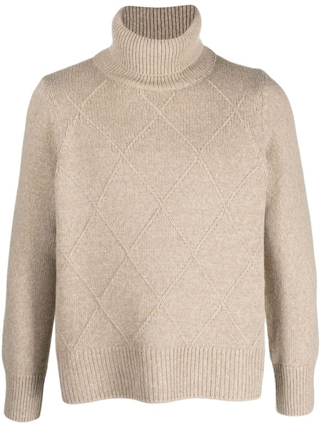  Barbour Roll-neck Knitted Jumper - Neutrals 