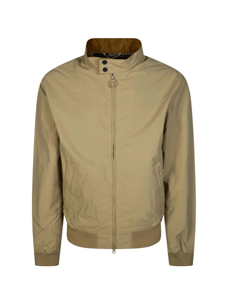  Barbour Royston Button Zip Bomber Jacket - Neutrals 
